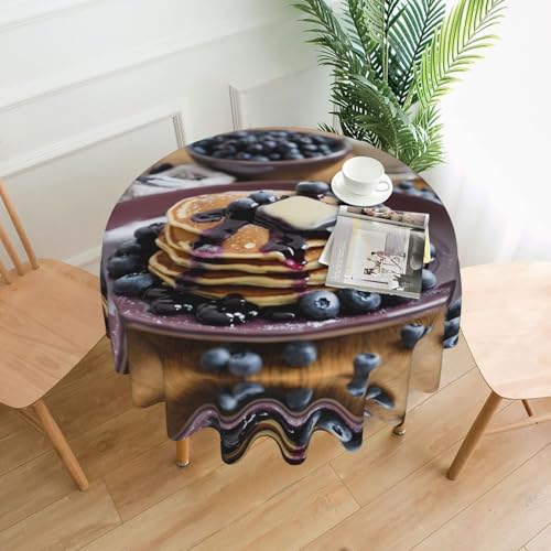 Blueberry Pancakes01 Tischdecke, Tischdecke, Dekoration, Küche, Esszimmer, Buffet, Partys, Camping, 152,4 cm Blueberry Pancakes01 Tischdecke, Tischdecke, Dekoration, Küche, Esszimmer, Buffet, Partys, Camping, 152,4 cm von Kfjghhl