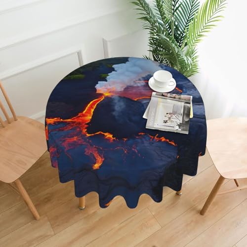 Kilauea Vulkane Tisch, 152,4 cm, Tischdecke, Tischdecke, Dekoration, Küche, Esszimmer, Buffet, Partys, Camping Kilauea Vulkane Tisch, 152,4 cm, Tischdecke, Tischdecke, Dekoration, Küche, Esszimmer, Buffet, Partys, Camping von Kfjghhl