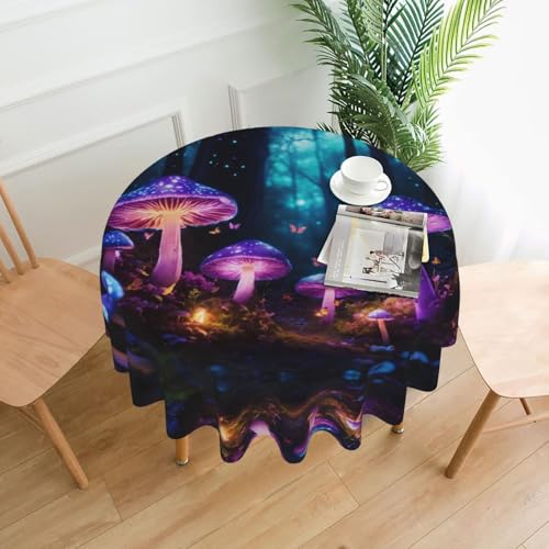 Magischer Pilztisch, 152,4 cm, Tischdecke, Tischdecke, Dekoration, Küche, Esszimmer, Buffet, Partys, Camping Magischer Pilztisch, 152,4 cm, Tischdecke, Tischdecke, Dekoration, Küche, Esszimmer, Buffet, Partys, Camping von Kfjghhl