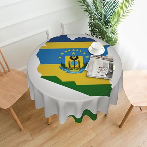 Map01 Tischdecke mit Ruanda-Flagge, 152,4 cm, Dekoration, Küche, Esszimmer, Buffet, Partys, Camping Map01 Tischdecke mit Ruanda-Flagge, 152,4 cm, Dekoration, Küche, Esszimmer, Buffet, Partys, Camping von Kfjghhl