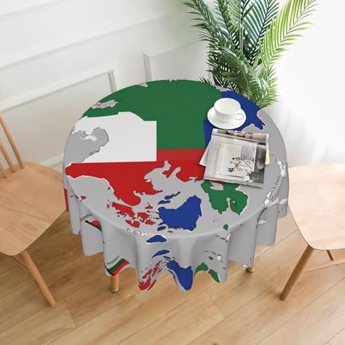Map04 Tischdecke mit der Flagge der Tschetschenischen Republik, 152,4 cm, Dekoration, Küche, Esszimmer, Buffet, Partys, Camping Map04 Tischdecke mit der Flagge der Tschetschenischen Republik, 152,4 cm, Dekoration, Küche, Esszimmer, Buffet, Partys, Camping von Kfjghhl