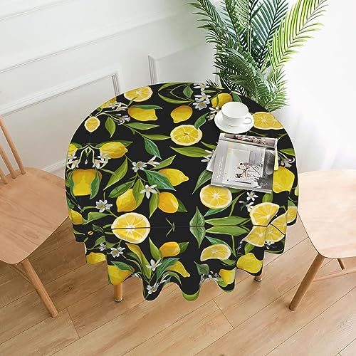 Tischdecke, 152,4 cm, Zitronengelb, Dekoration, Küche, Esszimmer, Buffet, Partys, Camping von Kfjghhl
