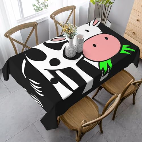Tischdecke, waschbar, quadratisch, knitterfrei, antimadierend, für Küche, Esszimmer von Kfjghhl