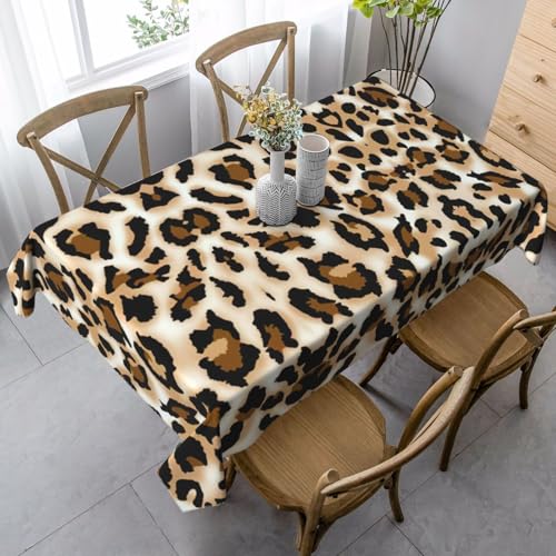 Tischdecke, waschbar, quadratisch, knitterfrei, antimadierend, für Küche, Esszimmer von Kfjghhl