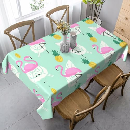 Tischdecke, waschbar, quadratisch, knitterfrei, antimadierend, für Küche, Esszimmer von Kfjghhl