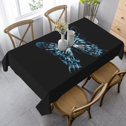 Tischdecke, waschbar, quadratisch, knitterfrei, antimadierend, für Küche, Esszimmer von Kfjghhl