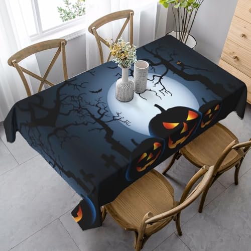 Tischdecke, waschbar, quadratisch, knitterfrei, antimadierend, für Küche, Esszimmer von Kfjghhl