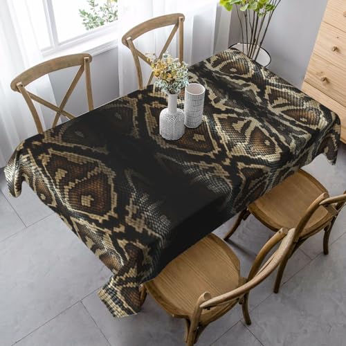 Tischdecke, waschbar, quadratisch, knitterfrei, antimadierend, für Küche, Esszimmer von Kfjghhl