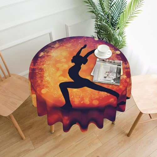 Tischdecke für Turnspiele, 152,4 cm, Dekoration, Küche, Esszimmer, Buffet, Partys, Camping von Kfjghhl