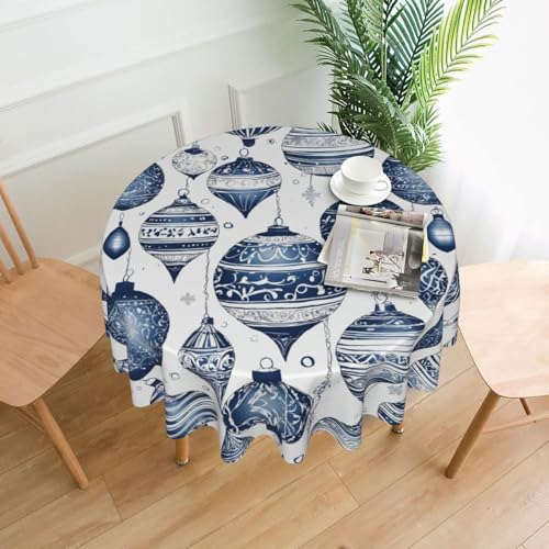Weihnachtliche Tischdekoration, 152,4 cm, Tischdecke, Dekoration, Küche, Esszimmer, Buffet, Partys, Camping Weihnachtliche Tischdekoration, 152,4 cm, Tischdecke, Dekoration, Küche, Esszimmer, Buffet, Partys, Camping von Kfjghhl
