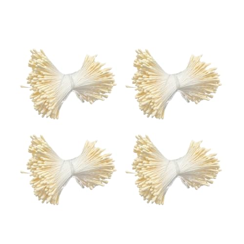 1050–1600 Stück 2 mm matte Blumen-Staubblätter für Weihnachtskarten, Hochzeitsdekoration von Kfwfuaee