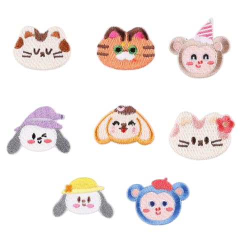 11 Stück Cartoon Tier bestickte Flicken zum Aufbügeln Patches Hunde Reparatur Flicken Aufnähen Applikation Flicken für Kleidung Tasche 11 Stück Cartoon Tier bestickte Flicken zum Aufbügeln Patches Hunde Reparatur Flicken Aufnähen Applikation Flicken für Kleidung Tasche von Kfwfuaee