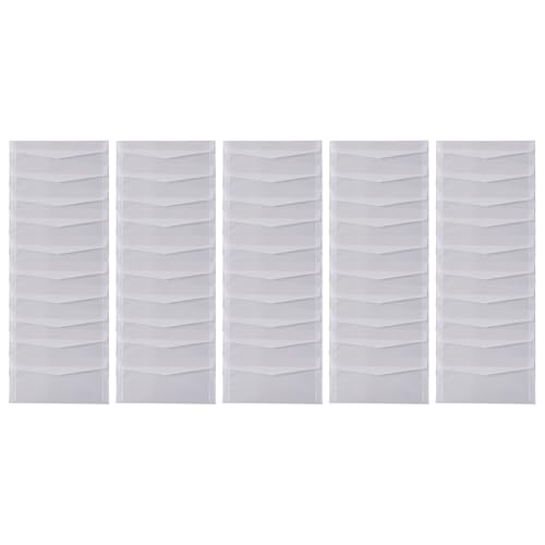 50 transparente Umschläge, 12,5 x 17,6 cm, Dankeschön-Einladungen für Hochzeitspartys von Kfwfuaee
