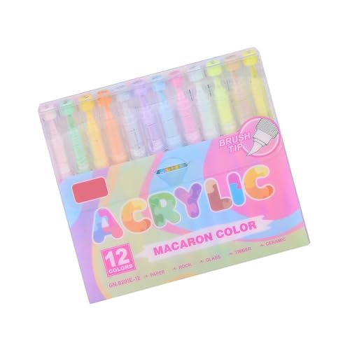 Acrylfarbstifte flüssig 12 Farben Acrylpinsel Marker Marker Scrapbooking Schulmalerei Kunst Basteln Marker Marker Acrylfarbstifte flüssig 12 Farben Acrylpinsel Marker Marker Scrapbooking Schulmalerei Kunst Basteln Marker Marker von Kfwfuaee