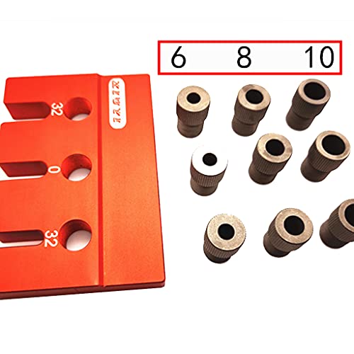 Aluminiumlegierungspositionierung Puncher Jig Hole Puncher 6/8/10 Bohrbuchse 109x75x14mm Expansion Screw Puncher von Kfwfuaee