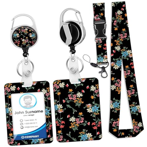 Einziehbarer Kartenhalter Mit Abnehmbarem Hals Lanyard ABS Abzeichen Für Büroschule Und Täglicher Pendlerkartenorganisator Einziehbarer Kartenhalter Mit Abnehmbarem Hals Lanyard ABS Abzeichen Für Büroschule Und Täglicher Pendlerkartenorganisator von Kfwfuaee