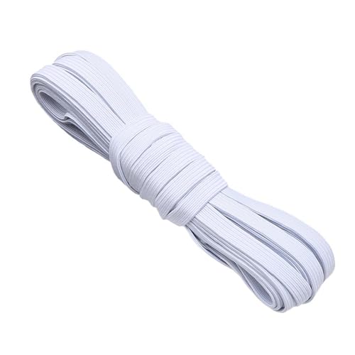 Kfwfuaee 5 m/10 m/20 m, doppellagiges elastisches Band, hohe Elastizität, Stretchband, elastisches Nähband für Nähprojekte Kfwfuaee 5 m/10 m/20 m, doppellagiges elastisches Band, hohe Elastizität, Stretchband, elastisches Nähband für Nähprojekte von Kfwfuaee