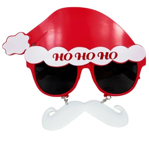 Kfwfuaee Brillenrahmen mit Weihnachtsmann mit Bart-Design, Cartoon-Brillen, Urlaubsfoto-Requisiten Kfwfuaee Brillenrahmen mit Weihnachtsmann mit Bart-Design, Cartoon-Brillen, Urlaubsfoto-Requisiten von Kfwfuaee