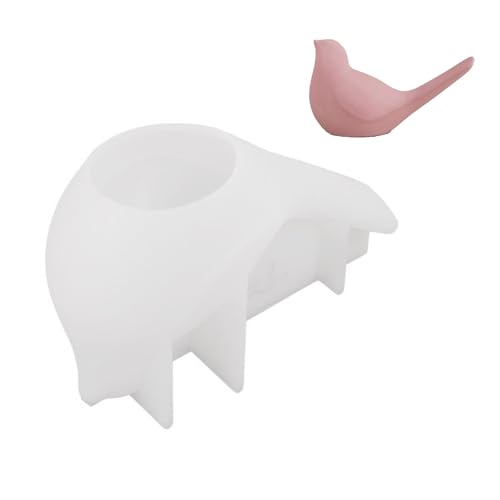 Kreative Silikonform in Vogelform, strukturierte dekorative Silikonform, geeignet für Bastelarbeiten von Kfwfuaee