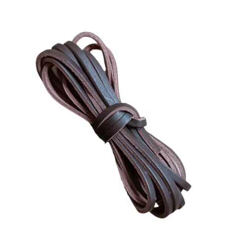 Lederschnur, flach, 3 mm, 9 m, geflochtene Schnur für Schnürsenkel, Halsketten, Schmuckherstellung, Handarbeit Lederschnur, flach, 3 mm, 9 m, geflochtene Schnur für Schnürsenkel, Halsketten, Schmuckherstellung, Handarbeit von Kfwfuaee