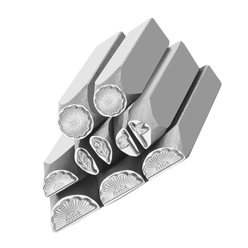 Love Heart Stahlstempel-Set, 10 Stück, Schmuckzubehör zur Schmuckherstellung mit Aluminiumplatte und Bohrwerkzeug Love Heart Stahlstempel-Set, 10 Stück, Schmuckzubehör zur Schmuckherstellung mit Aluminiumplatte und Bohrwerkzeug von Kfwfuaee