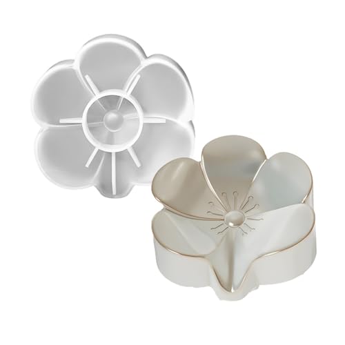 Multifunktionale Aufbewahrungsbox, Seifenhalter in Blumenform, um wiederverwendbare Silikonformen für Seifenhalter und Aufbewahrungsständer zu schaffen von Kfwfuaee