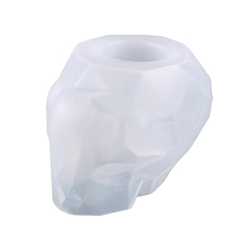 Schädelspeichergläser Epoxidharz Formstifthalter Blumentopf Pflanzer Silikonform Bastel Schmuck Schande Behälter Schimmel von Kfwfuaee
