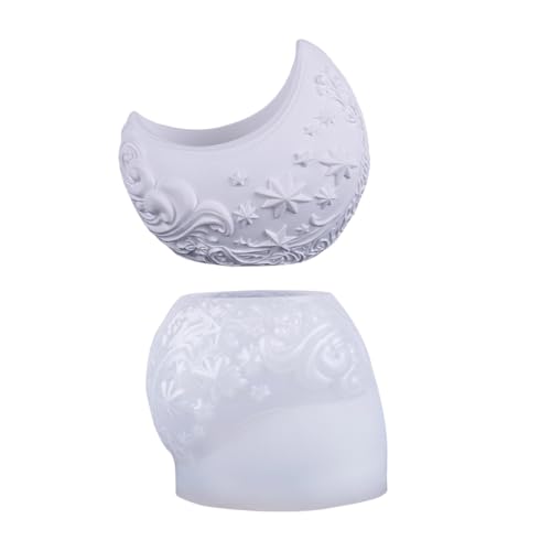 Silikonmond Pflanzerform Für Harzhandwerk Mit Geprägter Blumenfreisetzung Sukkulenten Pflanzenbehälter Schimmel Dekorative Mond Blumenartikelform Silikonmond Pflanzerform Für Harzhandwerk Mit Geprägter Blumenfreisetzung Sukkulenten Pflanzenbehälter Schimmel Dekorative Mond Blumenartikelform von Kfwfuaee
