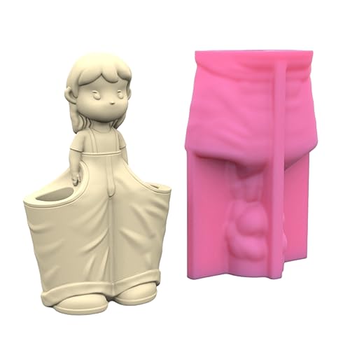Stifthalter Blumentopf Silikonform Hosen Mädchen Epoxidharz Schimmelpilze Dekoration Werkzeuge Gipshandwerk Machen Vorräte Herstellung Stifthalter Blumentopf Silikonform Hosen Mädchen Epoxidharz Schimmelpilze Dekoration Werkzeuge Gipshandwerk Machen Vorräte Herstellung von Kfwfuaee