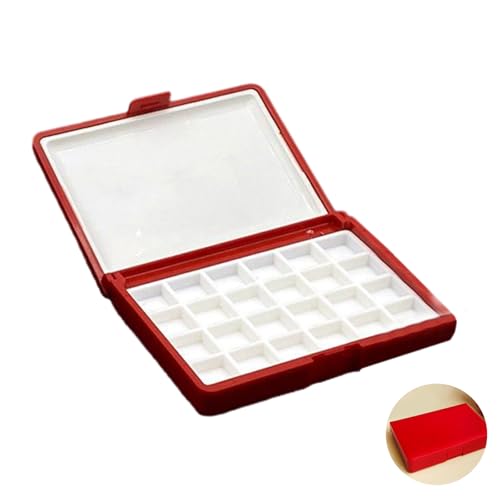 Tragbare Aquarell Lack Speicherbox Mischtablett 12 Well 24 Brunnen Für Aquarellöl Acryl Gouaches Malerei Künstler Speicher Tragbare Aquarell Lack Speicherbox Mischtablett 12 Well 24 Brunnen Für Aquarellöl Acryl Gouaches Malerei Künstler Speicher von Kfwfuaee