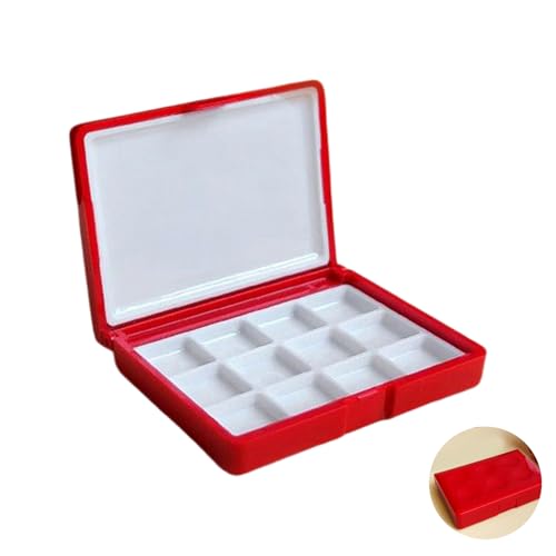 Tragbare Aquarell Lack Speicherbox Mischtablett 12 Well 24 Brunnen Für Aquarellöl Acryl Gouaches Malerei Künstler Speicher Tragbare Aquarell Lack Speicherbox Mischtablett 12 Well 24 Brunnen Für Aquarellöl Acryl Gouaches Malerei Künstler Speicher von Kfwfuaee