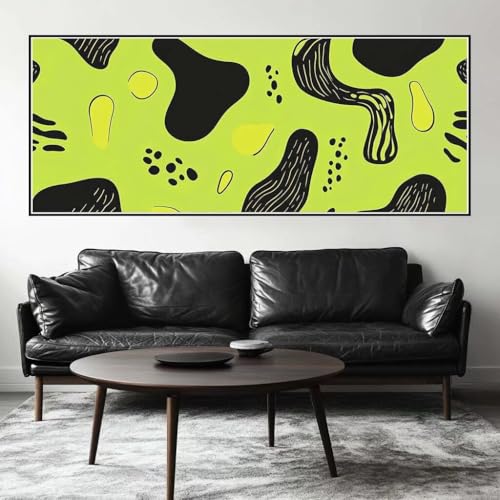 Malen Nach Zahlen Abstrakt Malen Nach Zahlen Erwachsene Geometrie, 100 X 40 cm XXL Groß Acrylfarben Ölgemälde, DIY Malen Nach Zahlen Kinder Anfänger Set Bastelset für Wand Dekor (Ohne Rahmen) -H968 von Kggyele