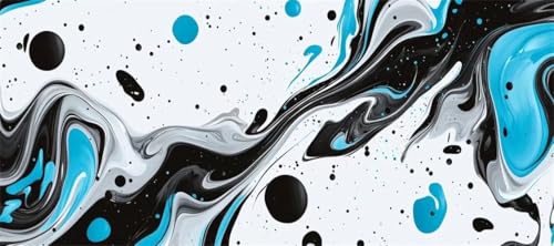 Malen Nach Zahlen Abstrakt Malen Nach Zahlen Erwachsene Kunst, 110 X 55 cm XXL Groß Acrylfarben Ölgemälde, DIY Malen Nach Zahlen Kinder Anfänger Paint by Numbers Set für Wand Dekor (Ohne Rahmen) -H310 von Kggyele