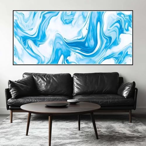 Malen Nach Zahlen Abstrakt Malen Nach Zahlen Erwachsene Kunst, 50 X 25 cm XXL Groß Acrylfarben Ölgemälde, DIY Malen Nach Zahlen Kinder Anfänger Paint by Numbers Set für Wand Dekor (Ohne Rahmen) -H975 von Kggyele