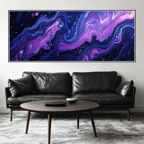 Malen Nach Zahlen Abstrakt Malen Nach Zahlen Erwachsene Kunst, 75 X 30 cm XXL Groß Acrylfarben Ölgemälde, DIY Malen Nach Zahlen Kinder Anfänger Paint by Numbers Set für Wand Dekor (Ohne Rahmen) -H507 von Kggyele