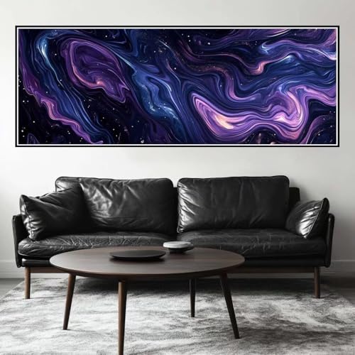 Malen Nach Zahlen Abstrakt Malen Nach Zahlen Erwachsene Kunst, 85x255 cm XXL Groß Acrylfarben Ölgemälde, DIY Malen Nach Zahlen Kinder Anfänger Paint by Numbers Set für Wand Dekor (Ohne Rahmen) -H323 von Kggyele
