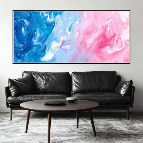 Malen Nach Zahlen Abstrakt Malen Nach Zahlen Erwachsene Kunst, 90 X 45 cm XXL Groß Acrylfarben Ölgemälde, DIY Malen Nach Zahlen Kinder Anfänger Paint by Numbers Set für Wand Dekor (Ohne Rahmen) -H576 von Kggyele