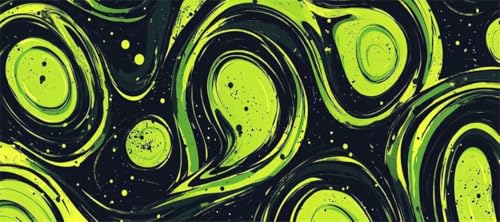 Malen Nach Zahlen Abstrakt Malen Nach Zahlen Erwachsene Vintage, 150 X 75 cm XXL Groß Acrylfarben Ölgemälde, DIY Malen Nach Zahlen Kinder Anfänger Set Bastelset für Wand Dekor (Ohne Rahmen) -H100 von Kggyele