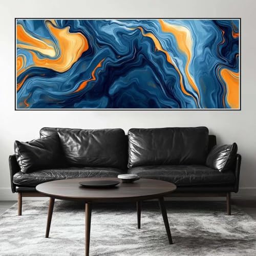 Malen Nach Zahlen Abstrakt Malen Nach Zahlen Erwachsene Vintage, 225 X 90 cm XXL Groß Acrylfarben Ölgemälde, DIY Malen Nach Zahlen Kinder Anfänger Set Bastelset für Wand Dekor (Ohne Rahmen) -H244 von Kggyele