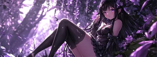 Malen Nach Zahlen Anime Malen Nach Zahlen Erwachsene Fee, 85x255 cm XXL Groß Acrylfarben Ölgemälde, DIY Malen Nach Zahlen Kinder Anfänger Paint by Numbers Adult Set für Wand Dekor (Ohne Rahmen)-H685 von Kggyele