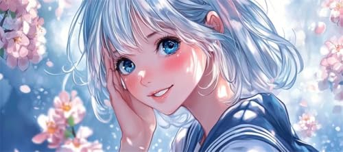 Malen Nach Zahlen Anime Malen Nach Zahlen Erwachsene Prinzessin, 190 X 95 cm XXL Groß Acrylfarben Ölgemälde, DIY Malen Nach Zahlen Kinder Anfänger Set Bastelset für Wand Dekor (Ohne Rahmen) -H409 von Kggyele