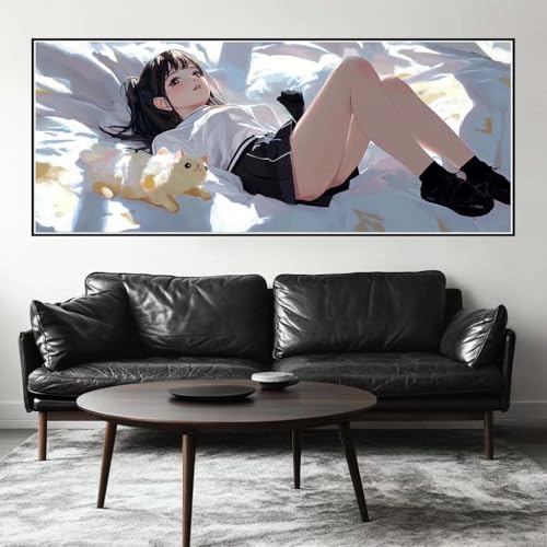 Malen Nach Zahlen Anime Malen Nach Zahlen Erwachsene Prinzessin, 200 X 80 cm XXL Groß Acrylfarben Ölgemälde, DIY Malen Nach Zahlen Kinder Anfänger Set Bastelset für Wand Dekor (Ohne Rahmen) -H772 von Kggyele