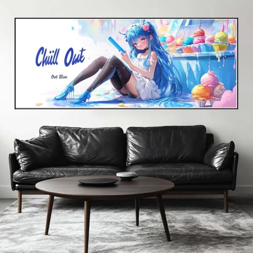 Malen Nach Zahlen Anime Malen Nach Zahlen Erwachsene Prinzessin, 250 X 100 cm XXL Groß Acrylfarben Ölgemälde, DIY Malen Nach Zahlen Kinder Anfänger Set Bastelset für Wand Dekor (Ohne Rahmen) -H371 von Kggyele