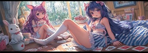 Malen Nach Zahlen Anime Malen Nach Zahlen Erwachsene Prinzessin, 85x255 cm XXL Groß Acrylfarben Ölgemälde, DIY Malen Nach Zahlen Kinder Anfänger Set Bastelset für Wand Dekor (Ohne Rahmen) -H550 von Kggyele