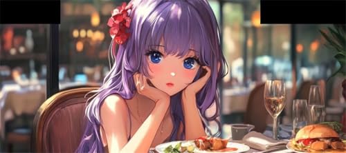 Malen Nach Zahlen Anime Malen Nach Zahlen Erwachsene Prinzessin, 90 X 45 cm XXL Groß Acrylfarben Ölgemälde, DIY Malen Nach Zahlen Kinder Anfänger Paint by Numbers Set für Wand Dekor(Ohne Rahmen)-H309 von Kggyele