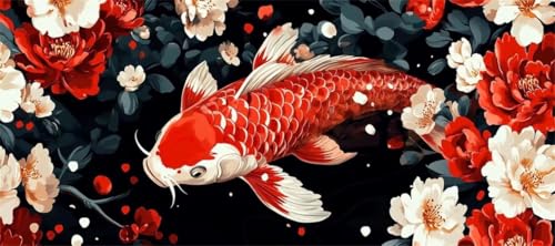 Malen Nach Zahlen Blume Malen Nach Zahlen Erwachsene Koi, 190 X 95 cm XXL Groß Acrylfarben Ölgemälde, DIY Malen Nach Zahlen Kinder Anfänger Paint by Numbers Adult Set für Wand Dekor (Ohne Rahmen)-H334 Malen Nach Zahlen Blume Malen Nach Zahlen Erwachsene Koi, 190 X 95 cm XXL Groß Acrylfarben Ölgemälde, DIY Malen Nach Zahlen Kinder Anfänger Paint by Numbers Adult Set für Wand Dekor (Ohne Rahmen)-H334 von Kggyele
