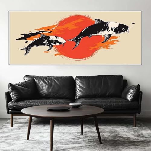 Malen Nach Zahlen Brokatfisch Malen Nach Zahlen Erwachsene Sonnenuntergang, 75 X 30 cm XXL Groß Acrylfarben Ölgemälde, DIY Malen Nach Zahlen Kinder Anfänger Bastelset für Wand Dekor (Ohne Rahmen)-H561 Malen Nach Zahlen Brokatfisch Malen Nach Zahlen Erwachsene Sonnenuntergang, 75 X 30 cm XXL Groß Acrylfarben Ölgemälde, DIY Malen Nach Zahlen Kinder Anfänger Bastelset für Wand Dekor (Ohne Rahmen)-H561 von Kggyele