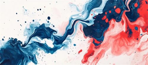Malen Nach Zahlen Bunt Malen Nach Zahlen Erwachsene Abstrakt, 50 X 25 cm XXL Groß Acrylfarben Ölgemälde, DIY Malen Nach Zahlen Kinder Anfänger Paint by Numbers Set für Wand Dekor (Ohne Rahmen) -H253 von Kggyele