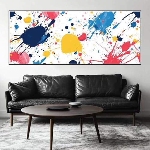 Malen Nach Zahlen Bunt Malen Nach Zahlen Erwachsene Pigment, 175 X 70 cm XXL Groß Acrylfarben Ölgemälde, DIY Malen Nach Zahlen Kinder Anfänger Paint by Numbers Set für Wand Dekor (Ohne Rahmen) -H961 von Kggyele