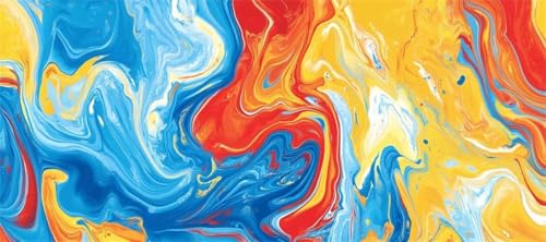 Malen Nach Zahlen Bunt Malen Nach Zahlen Erwachsene Retro, 150 X 75 cm XXL Groß Acrylfarben Ölgemälde, DIY Malen Nach Zahlen Kinder Anfänger Paint by Numbers Set für Wand Dekor (Ohne Rahmen) -H432 von Kggyele